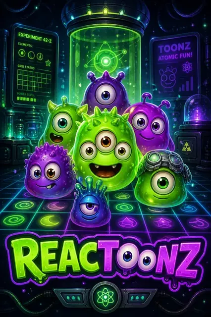 Reactoonz slot at Melbet